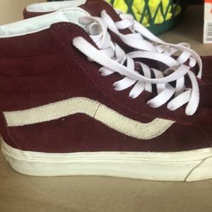 Maroon shoes
